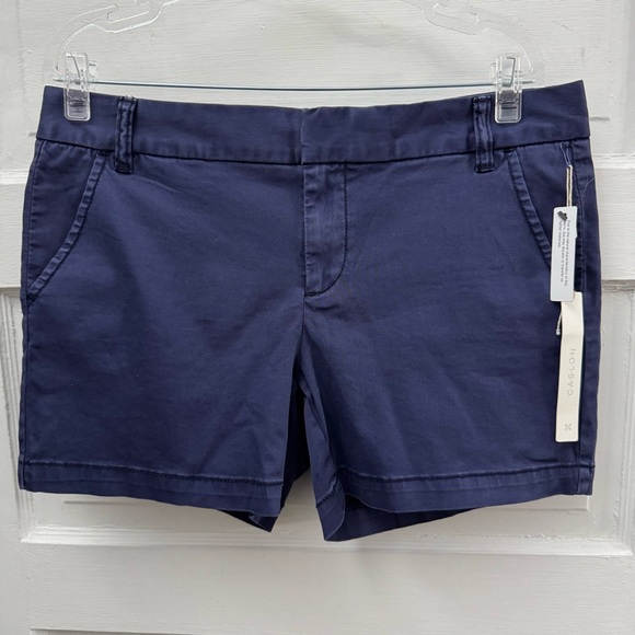 LOFT Pants - Caslon Womens Chino Shorts Size 10 Navy Peacoat
